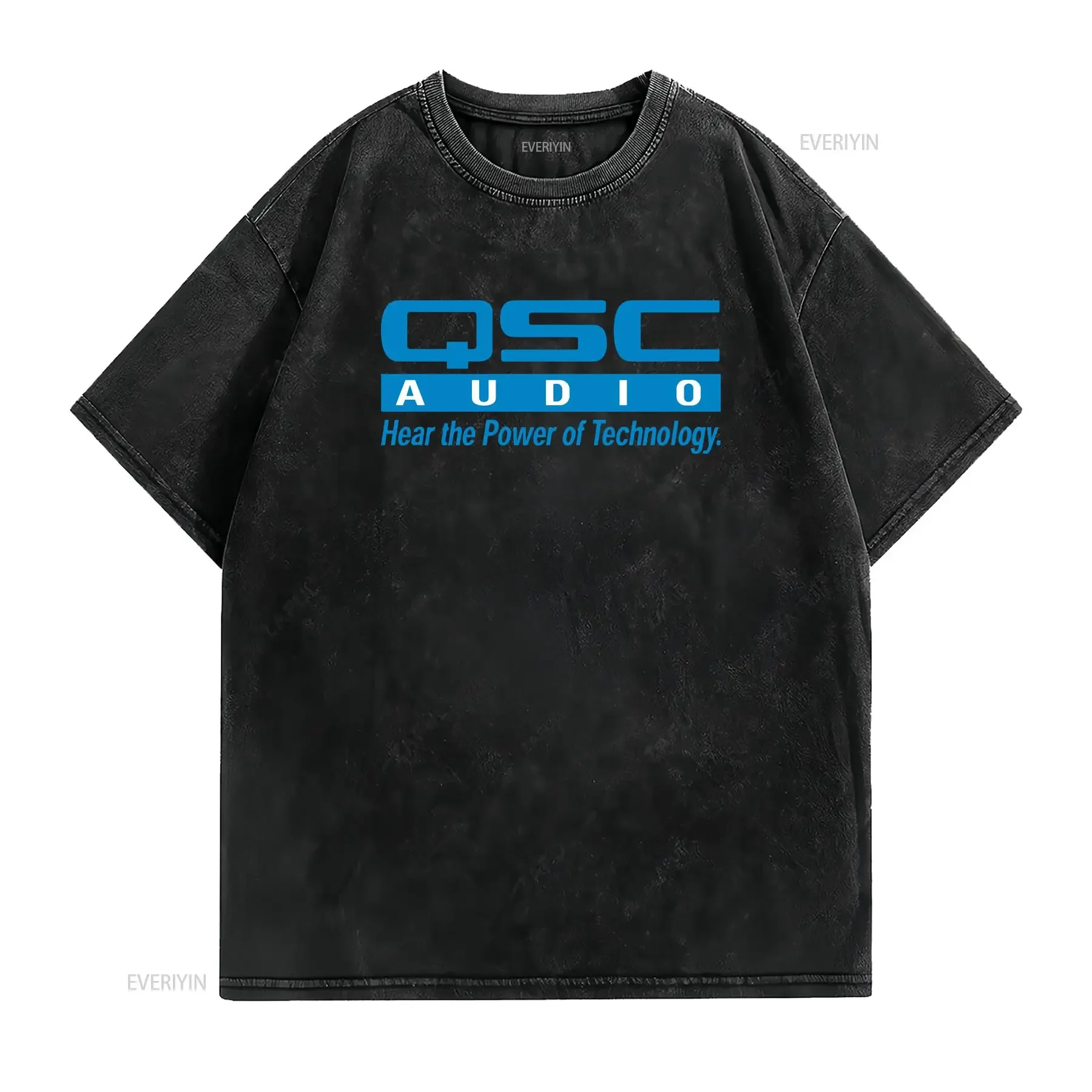 New T Shirt QSC Audio Acuity Brands Lighting Men's American Size vintage Washed Soft designer clothes graphic Breathable