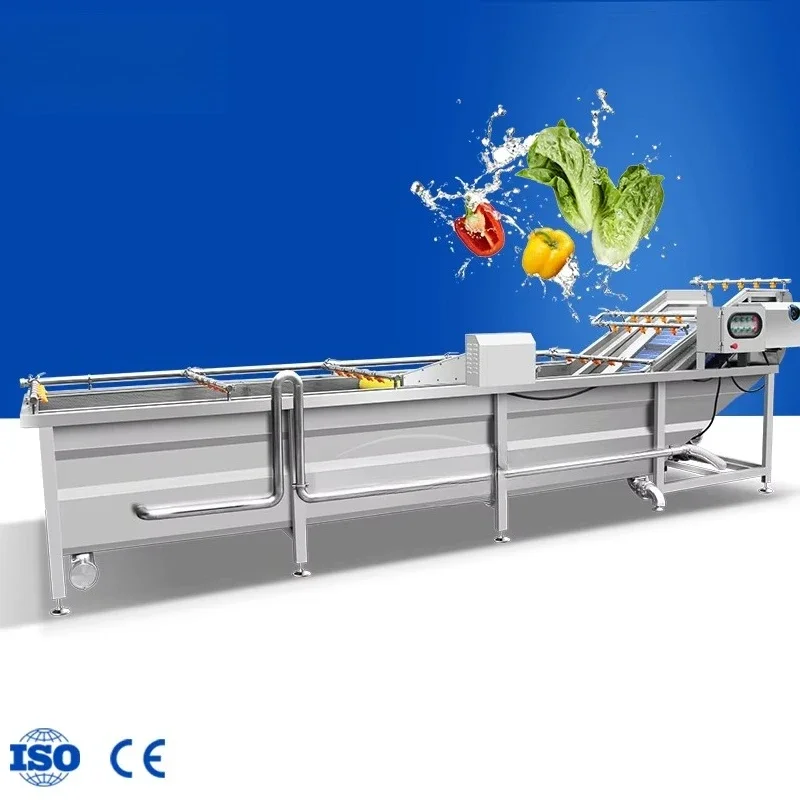 Large Capacity Circulating Bubble Surge Food Washing Machine Purifier for Vegetables and Fruits