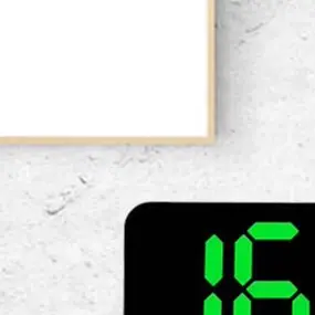 

Будильник со светодиодным дисплеем и дисплеем температуры и двойными вариантами источника питания, подходящий для настольного или настенного подвешивания