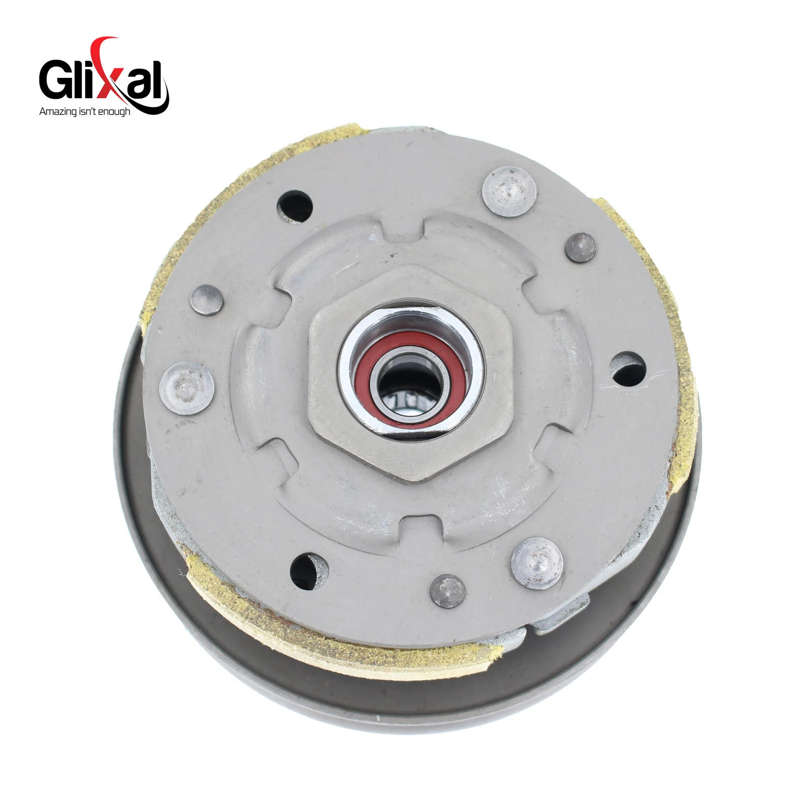 Glixal Complete Rear Clutch Assy with Bell for BWS 100, Grand Axis 100, 4VP, Minarelli 100, JOG 100 Engine Scooter Moped