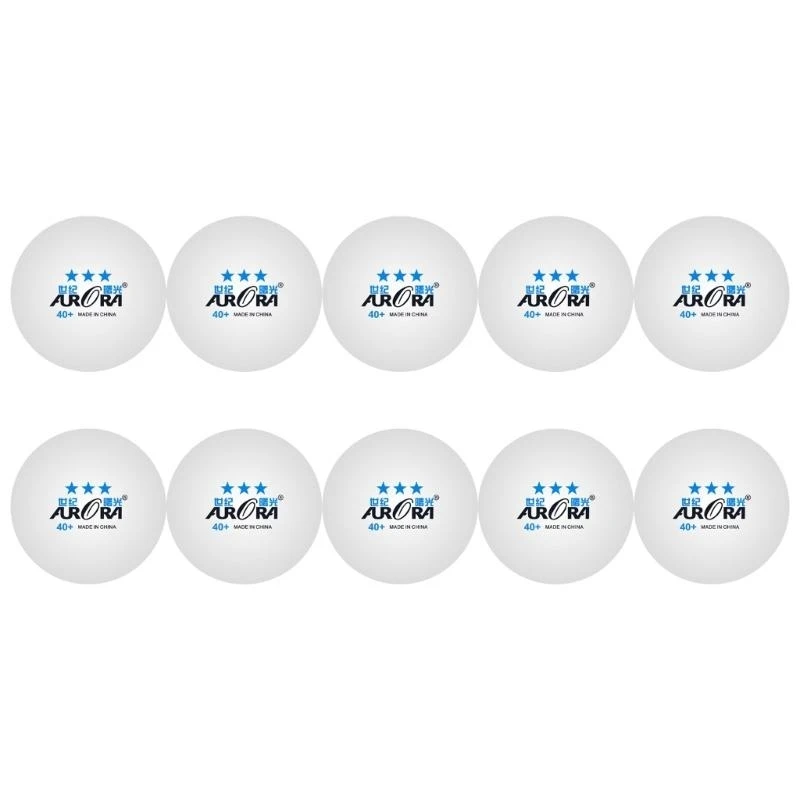 

10 Pack Table Tennis 40mm Plastic Pingpong for Party Family School Outdoor Game Beginner Adult and Athletes