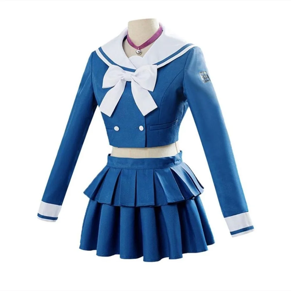 Danganronpa Chabashira Tenko escola uniformes vestido para mulheres, Cosplay roupas, fantasias