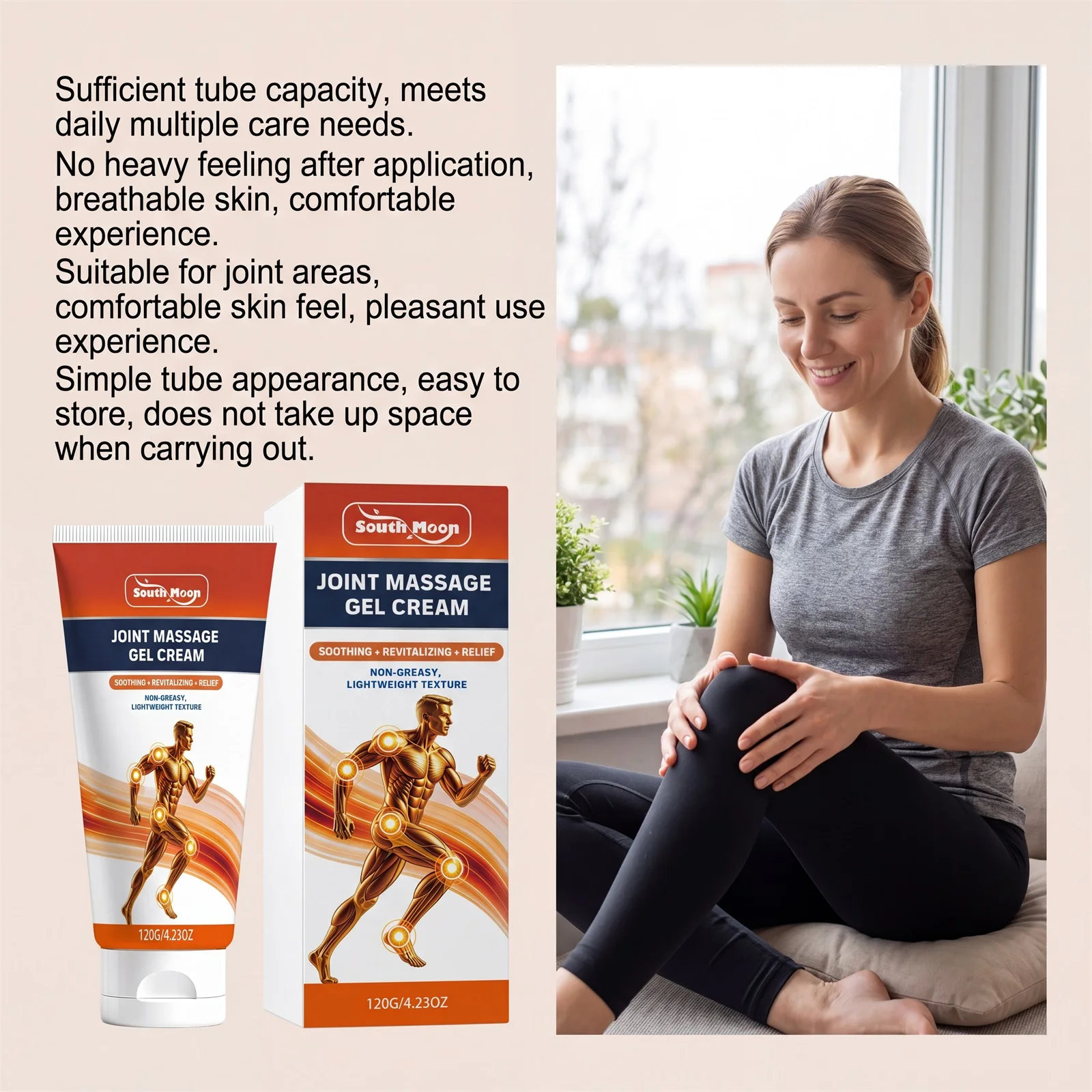 Joint Knee Back Pain Relief Cream Soothing Muscle Ache Reduce Stiff Refreshing Moisturizing Care Body Analgesic Medicine Cream view 6