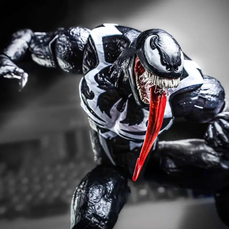 Neuerscheinung: Hochbewegliche Venom-Actionfigur mit Austauschbaren Köpfen, PVC-Modell in Box, Desktop-Sammlerstück, Hobby-Überraschungsgeschenk