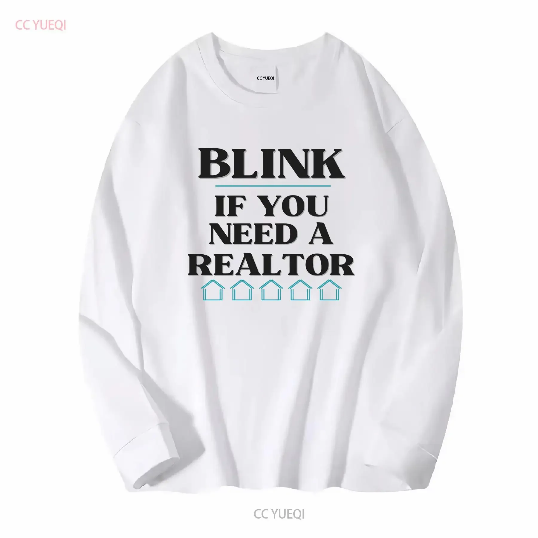 for New Realtor T Shirt Funny Real Estate ed Agent ing Marketing long or short sleeves vintage Washed fashion Stylish Unisex