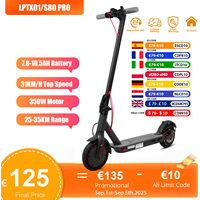 New 2025 AOVOPRO 31KM/H Adults Electric Scooter 36V 350W 25/35KM Long Range 8.5 Inch Dual Brake Folding Electric Kick Scooter