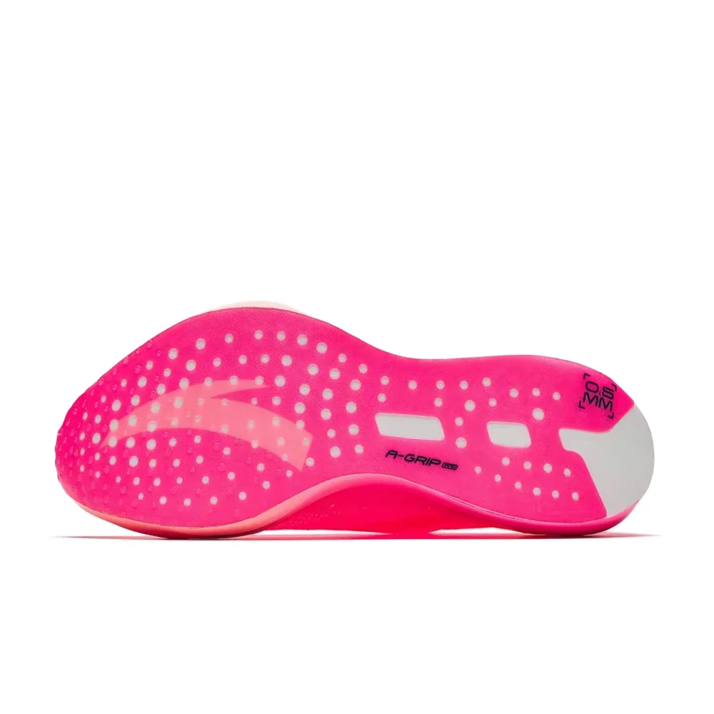 Anta C202 G9 Comfortable Fabric and Rubber Fashionable and Versatile Low-Top Running Shoes for Men, Pink, 112545579R-1