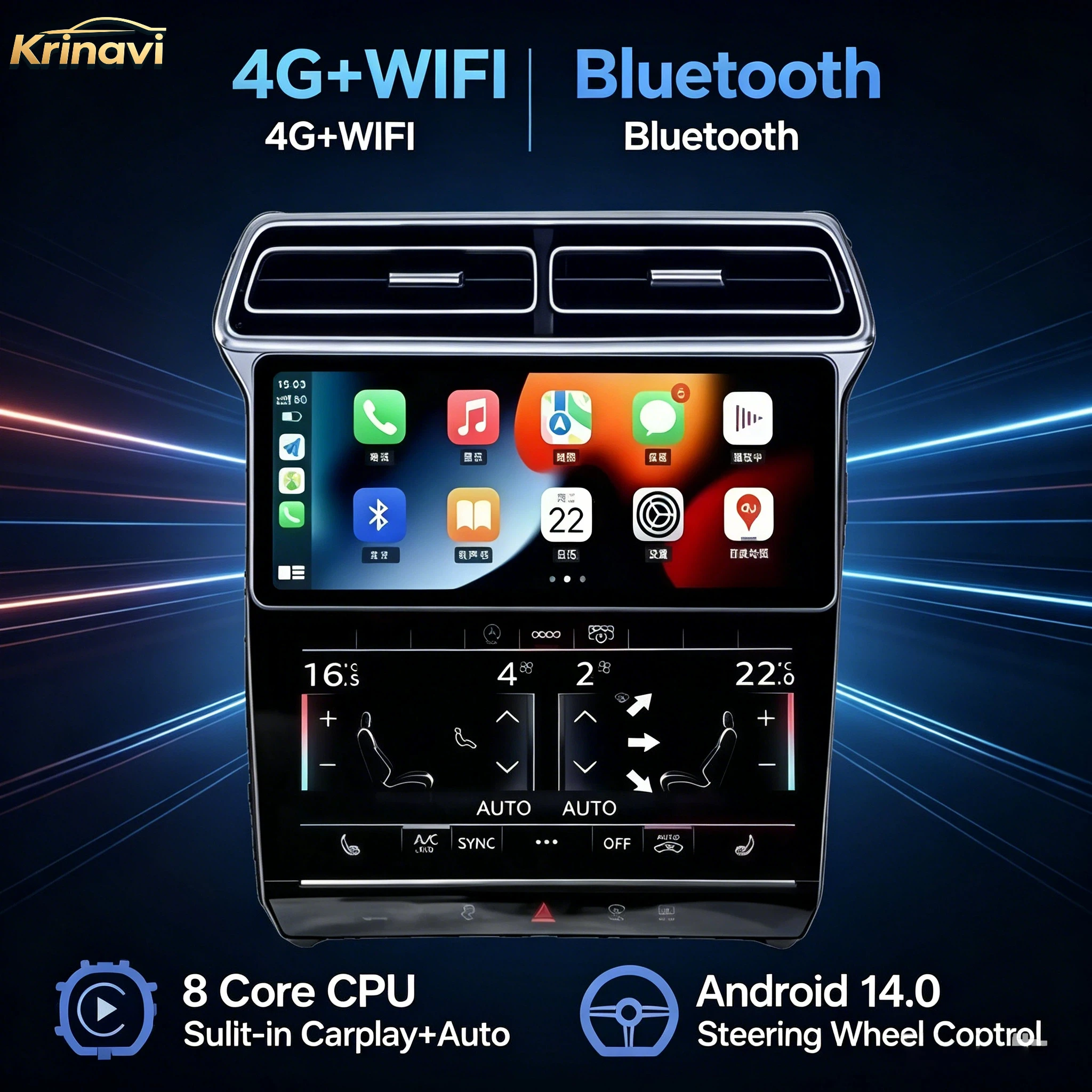 

For Ford Fusion Mondeo MK5 2013-2019 Android 14 Car Radio 2Din Stereo Multimedia Player GPS Navi WiFi DSP Autoradio Head Unit