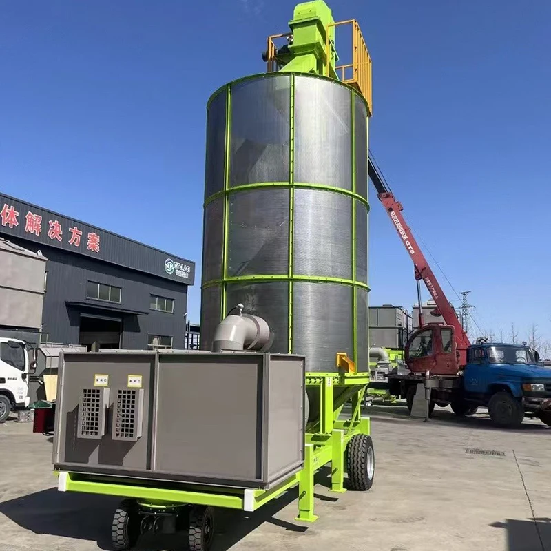 High-Efficiency Mobile Grain Dryer for Corn Soybean Wheat and More with Low Energy Consumption