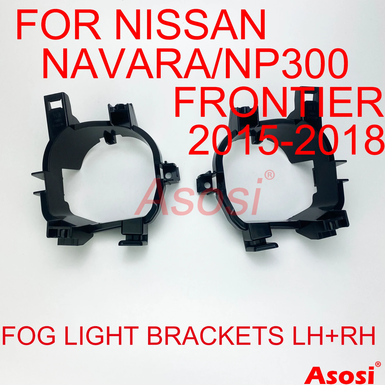 

Передний бампер, противотуманный Штатив для Nissan Navara NP300 Frontier 2015 2016 2017 2018, левый и правый боковые кронштейны