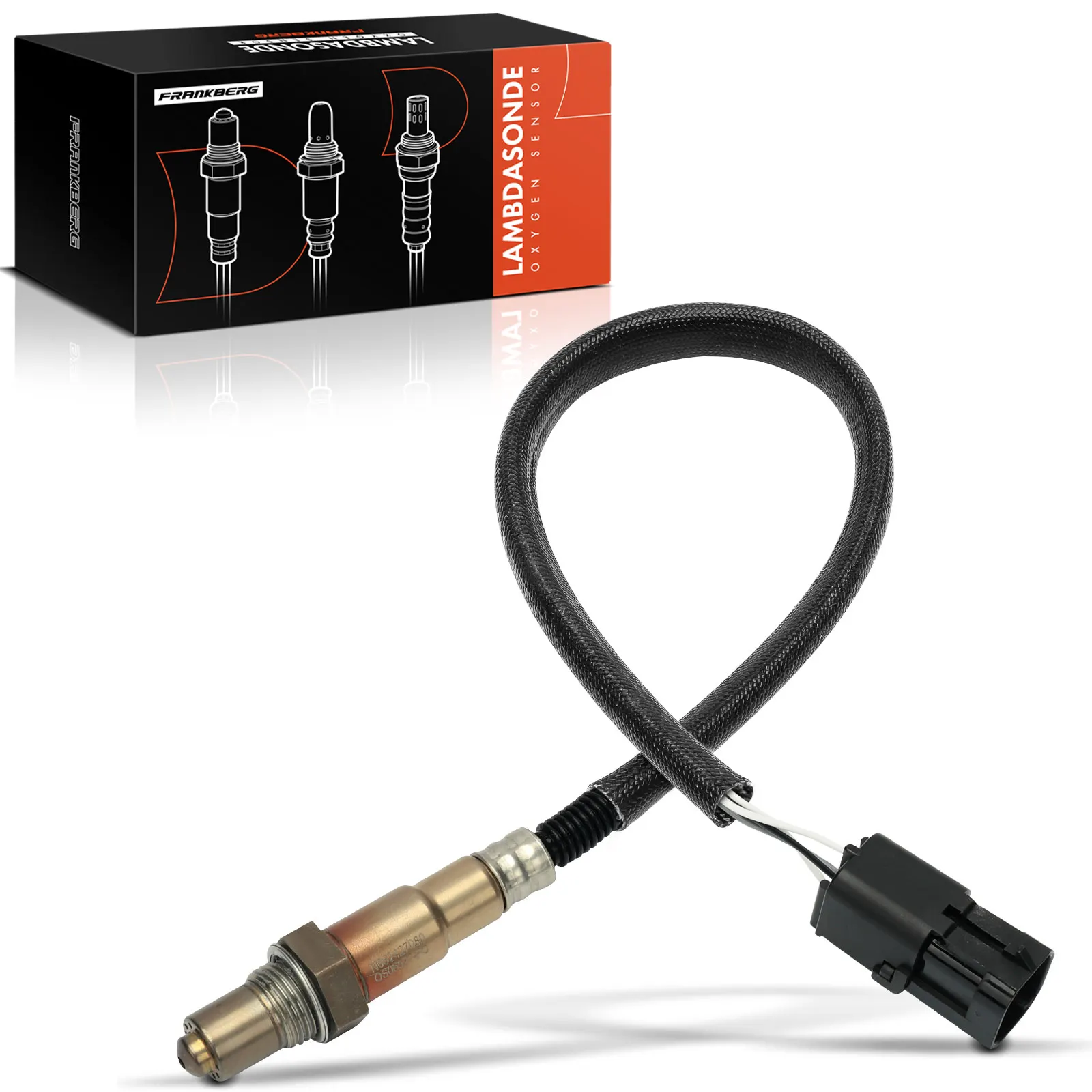 Frankberg 1x Lambdasonde Controlesonde/Diagnostische Sonde voor/na katalysator voor Chevrolet Niva Lada 110 112 Kalina 11183850010
