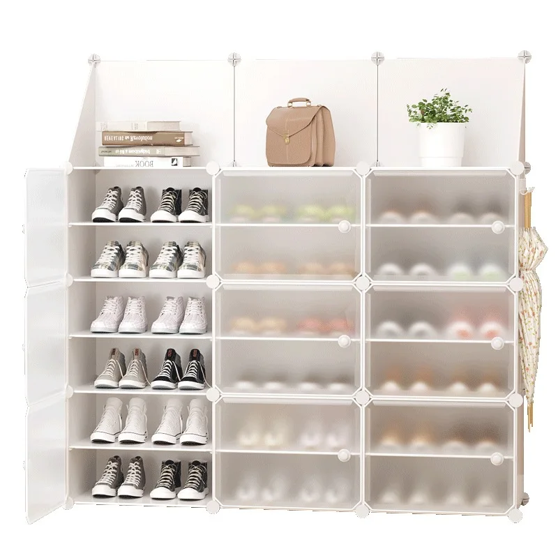 

DR1 Shoe rack display rack wholesale multi -layer simple family rack dormitory door storage plastic assembly shoe cabinet