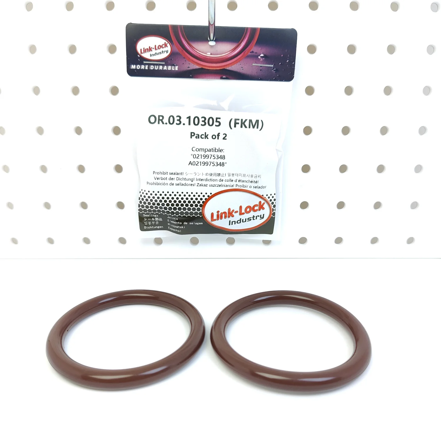 LINK-LOCK 2PCS OR.03.10305 FKM Viton Sealing O-Ring Kit of Turbocharger Air Hose 0219975348 A0219975348 for MERCEDES-BENZ-OM355 - view 3