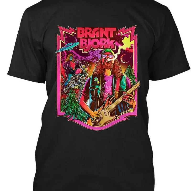 Limited NWT Brant Bjork American Guitarist Musician Retro T SHIRT S 4XL
