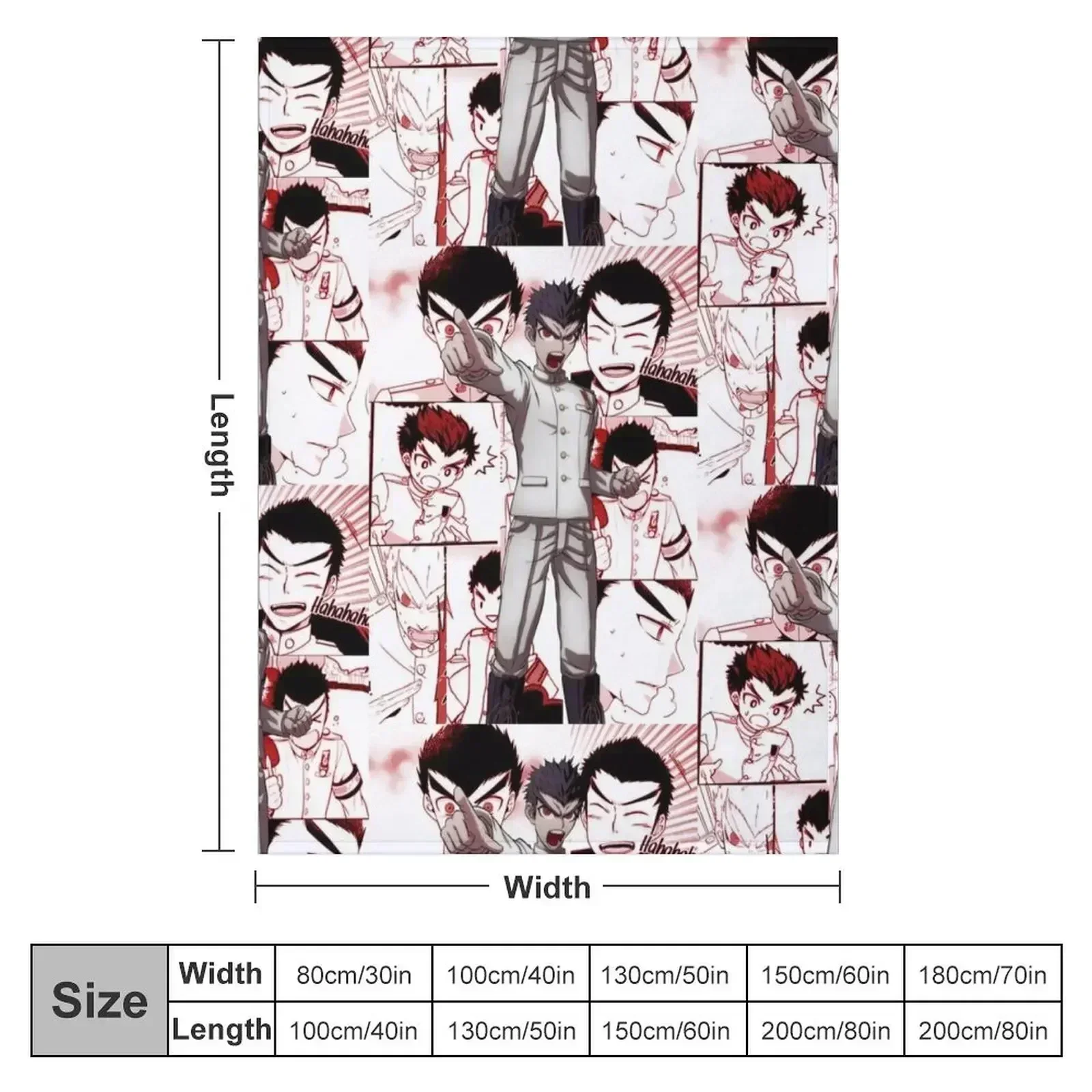 Kiyotaka Ishimaru Manga Collage Throw Blanket Soft Beds Bed linens Custom Sofa Quilt Blankets