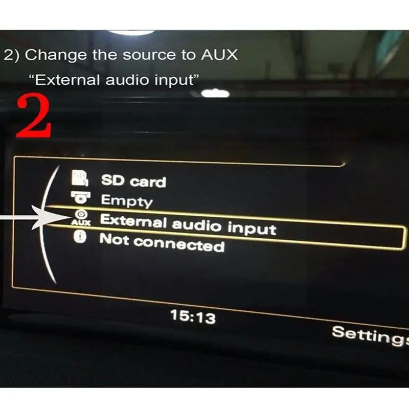 Kabel Audio Bluetooth 5.0 kabel Audio adaptor antarmuka musik AUX cocok untuk Audi/VW AMI 3G untuk A3 A4 B8 B6 A6 C6 B7 C6 C5 C7 L7O8