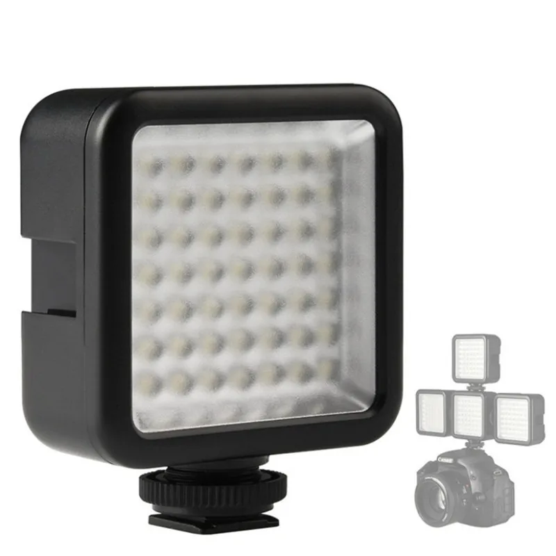 Photo Camera Flash GW49 Mini Pro Led-49 Video Light 49 Led Flash Light for Dslr Camera Camcorder Dvr Dv Light Black for Gopro