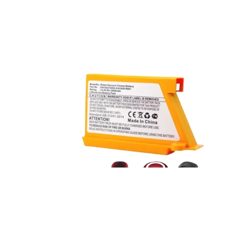 High Capacity Li-ion Battery for LG Robot Vacuum Cleaner  VR65715LVM VR66750LVWP, Replacement Part EAC60766107