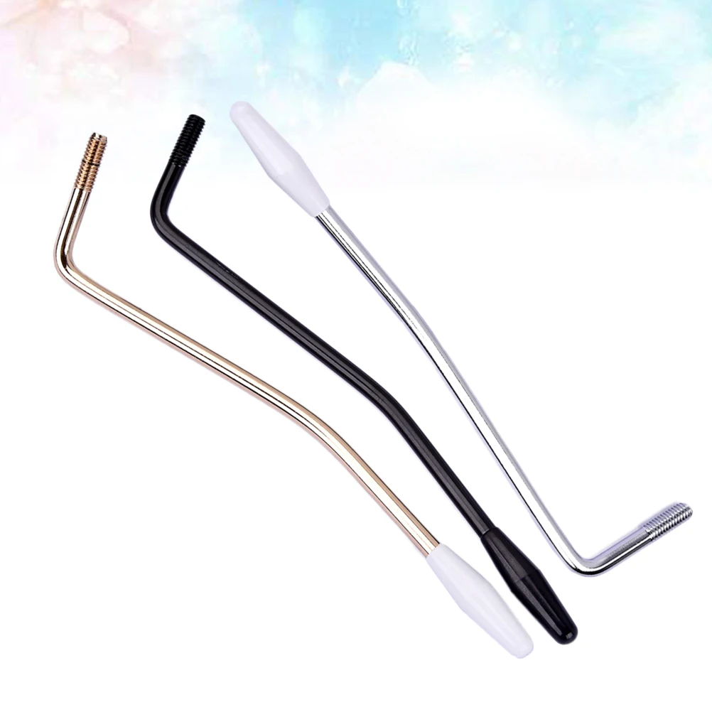 

3pcs 6.0Mm Bridge Arm Whammy Bar For St Electric Single Tremolo System Replacement Parts Durable Steel Easy String Tension