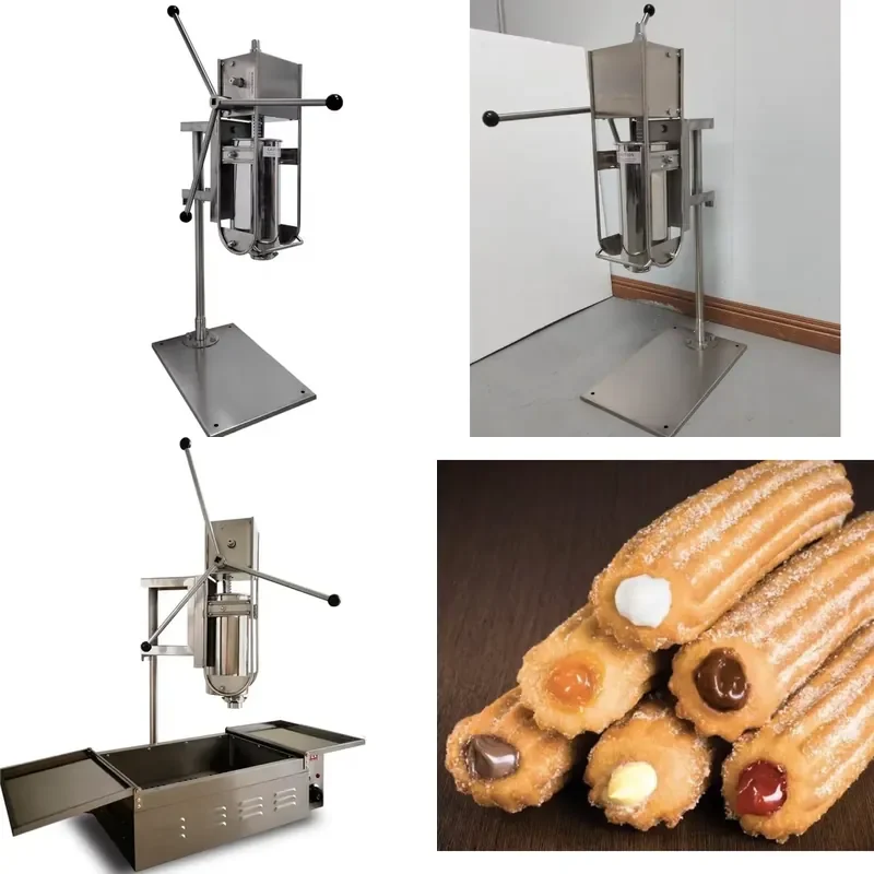 for Desktop Manual Stainless Steel 5L Fritters Machine Customizable Mold Pattern Design Suitable for Bakery Use