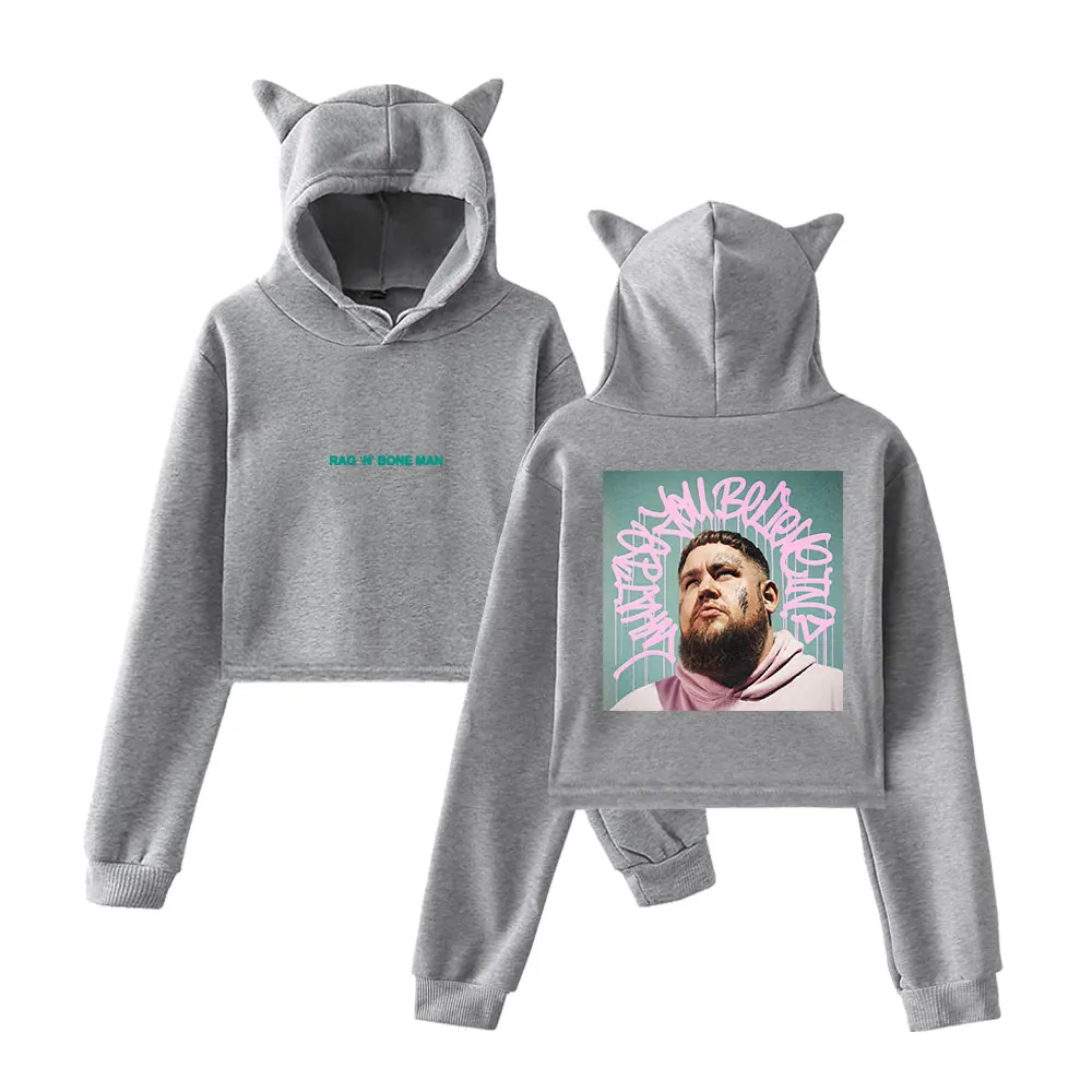 

Rag'n'Bone Man What Do You Believe In Album Photo Укороченный топ Женская толстовка с длинными рукавами и капюшоном