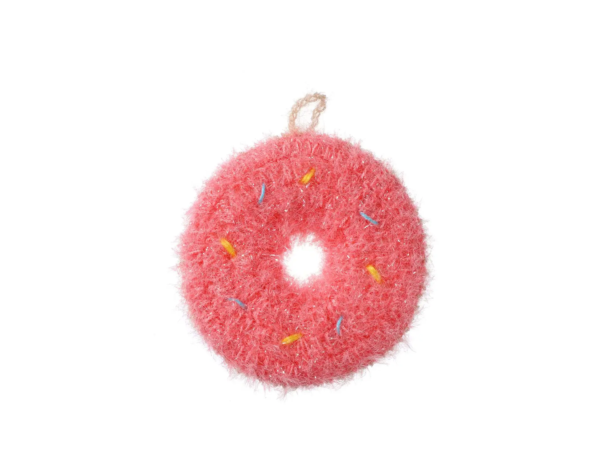 2PCS/LOT Korea High Efficient Anti-grease Donut Shape Dish Cloth Acrylic Washing Towel Magic Kitchen Cleaning Wiping Rags