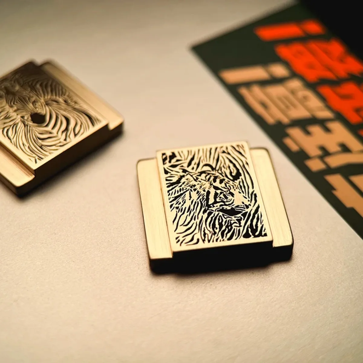 Metal de bronze padrão câmera quente e fria sapato capa protetora zebra tigre leopardo para sony canon fuji nikon leica