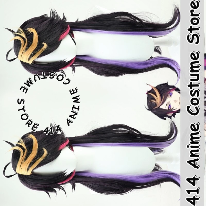 

Game & Anime Shu Yamino New Member Cosplay Wig Nijisanji EN VTuber Heat-Resistant Fiber Synthetic Hair