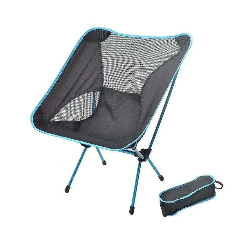 Ultralight Portable Aluminum Alloy Frame Outdoor Easy Carry Detachable Folding Beach Fish Camping Chair