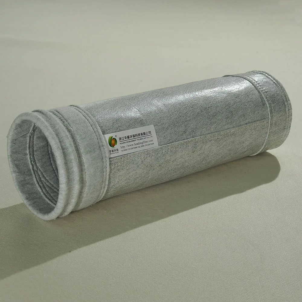 Sacchetto raccoglitore di polveri industriale personalizzato Sacchetto filtro in poliestere antistatico resistente all'olio idrorepellente per temperatura ambiente