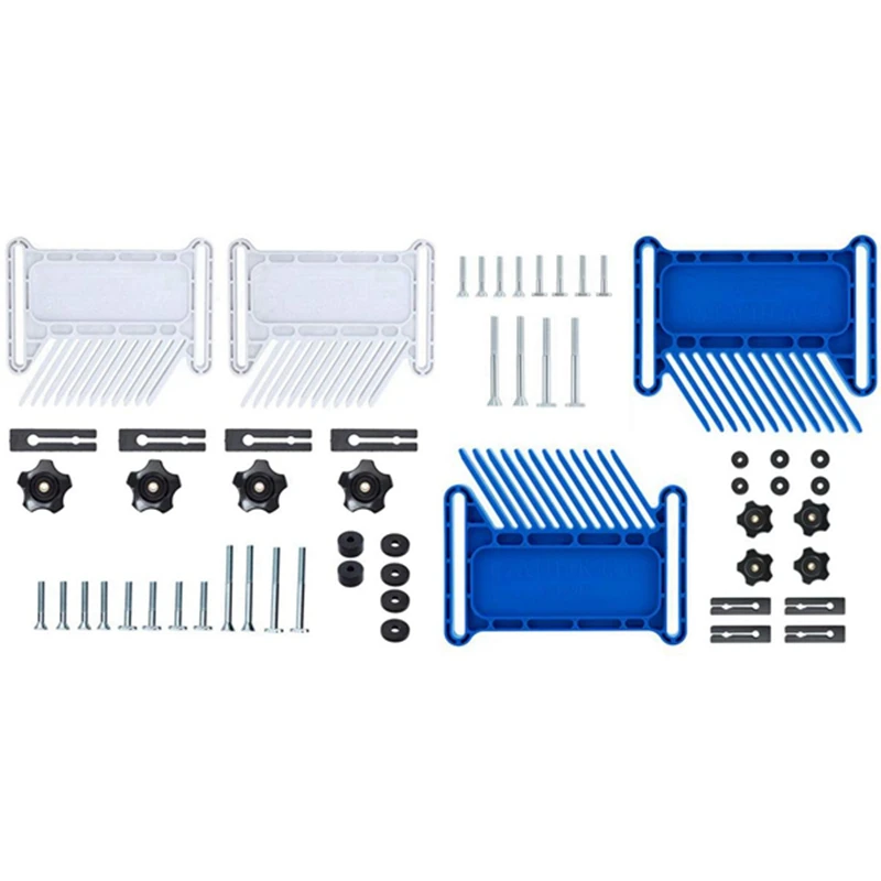 2Pcs Adjustable Woodworking Tools Feather Board For Table Saws, Router Tables & Band Saw With T-Slots, Miter Slots