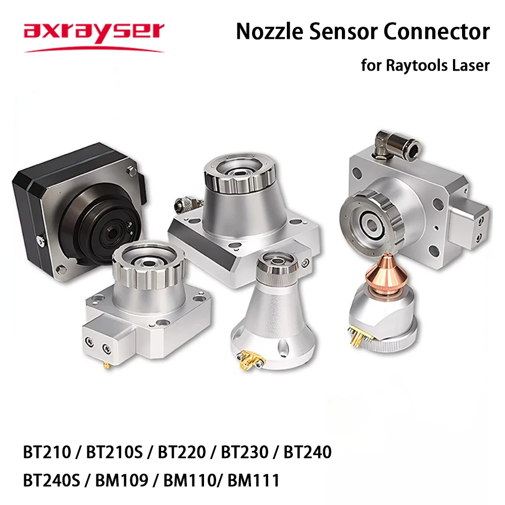 

Axrayser Laser Nozzle Sensor Connector for Raytools BM109 BT210S BT230 BT240S Laser Cutting Head Nozzle Connection Parts