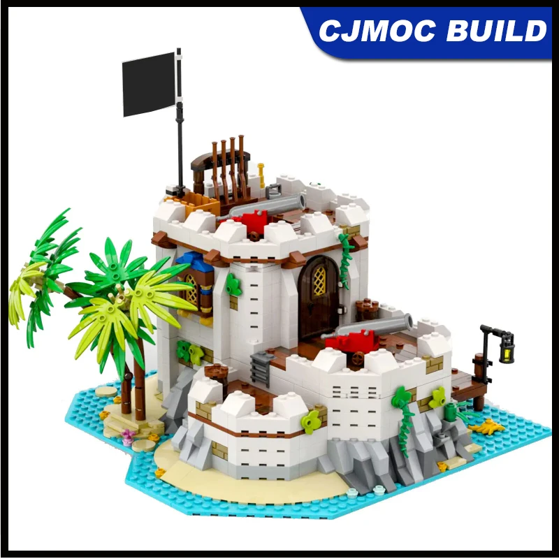 1454pcs MOC UCS Imperial Fortified Outpost with Interior & 2 Cannons Building Toys Building Block DIY Assembling Brick MOC-79638