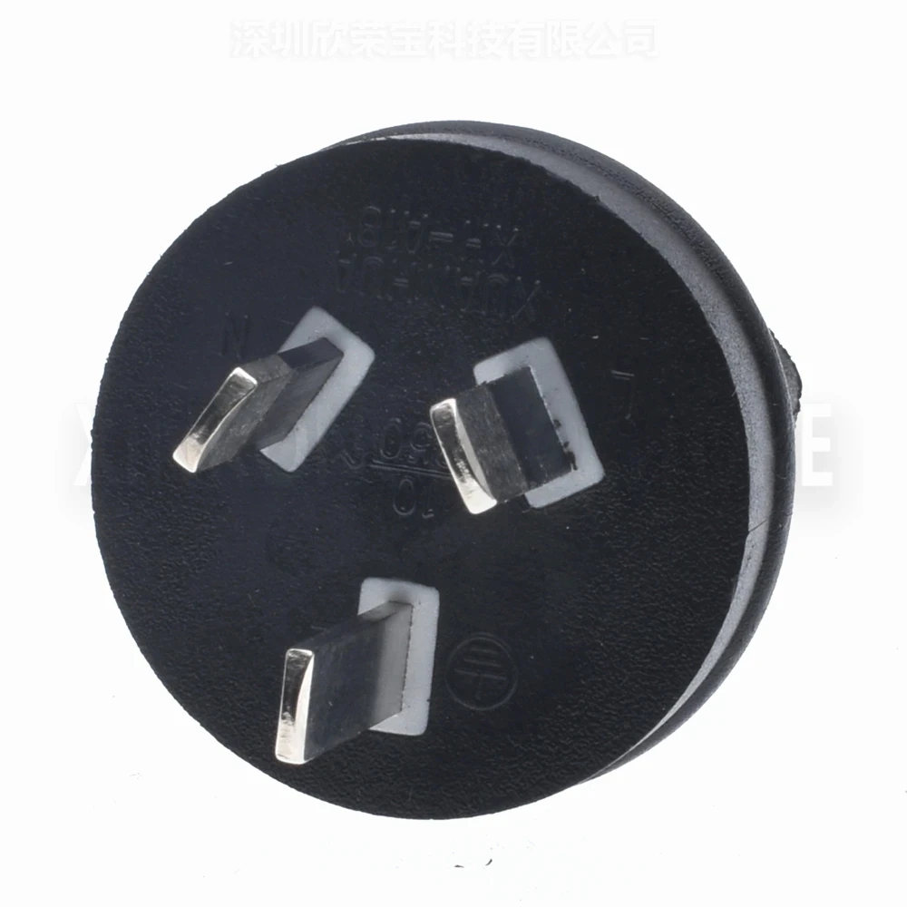 IEC320 C13 to Standard 3 Pin Australian PDU/UPS conversion Right Angle Plug Adapter,  Plug to Desktop Adapter for C13 Interface