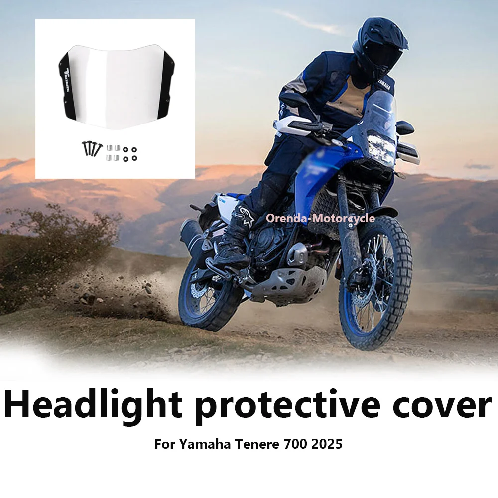 

2025 Motorcycle Accessories Front Headlight Guard Cover Fairing Protection Off-Road & Adventure Riding For Yamaha Tenere 700
