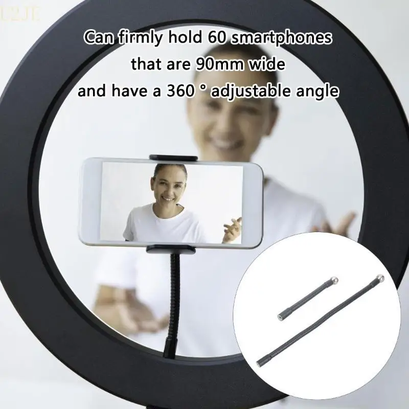 U2JE Bendable Smartphion Mounting Support Adapter Head Head Adapter для мобильного устройства 60-90 мм