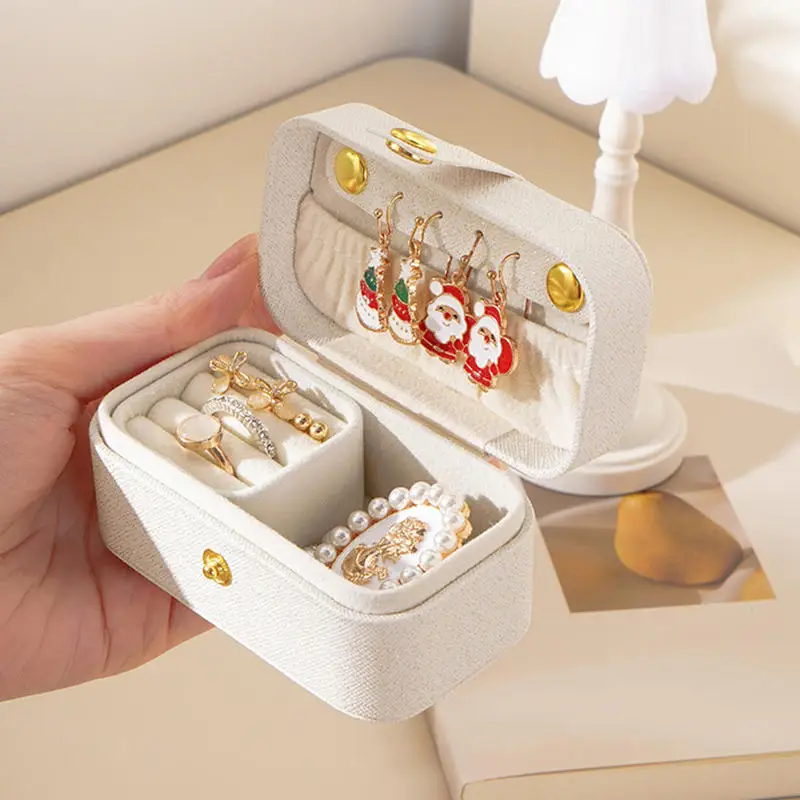 

Mini Jewelry Box Travel Portable Small Storage Box Brooch Earrings Rings Lipstick Storage Box Small Jewelry Storage Box