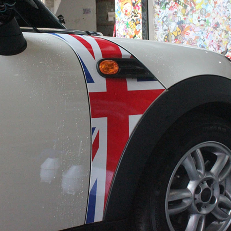

2Pcs Car-Styling Fender Side Scuttles Trim Decor Decal Sticker For Mini Cooper F56 R50 R55 R60 Countryman Car Accessories