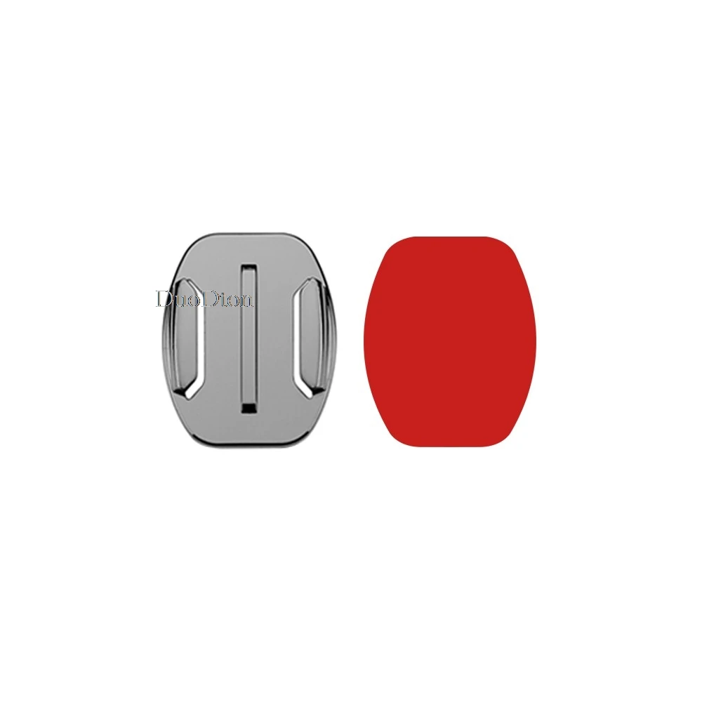 QQT 50 Pcs For Gopro Hero11 10 9 8 7 6SJ4000 Red 3 M VHB Adhesive Sticker 25 Curve 25 Flat Double Adhesive Tape Mounting helmet