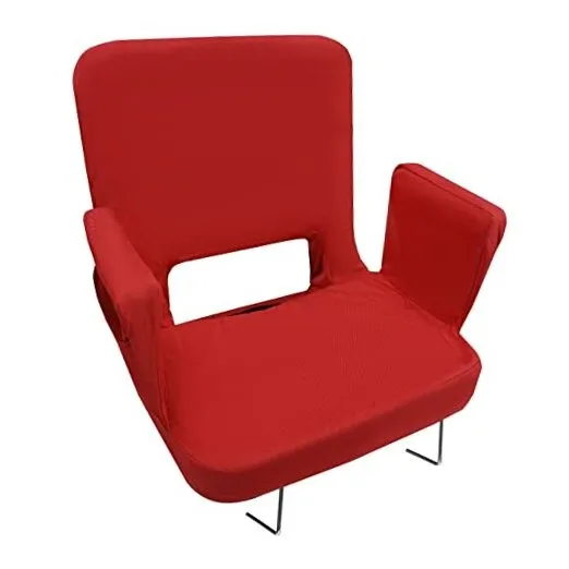 

Stadium Seat for Bleachers with Back Support, 3 Regular(Seat 17") 1 Red
