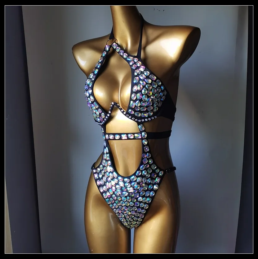 2026  newest fashion swimsuit bar bikinidiamond bikini crystal bar bi kini swimsuit handmade bar bik ini diamond swimsuit