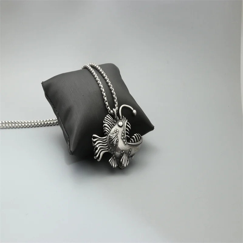 شخصية الموضة فانوس الحيوان الأسماك سلسلة بدلاية قلادة فاسق للرجال النساء حفلة إكسسوارات جذابة الديكور بالجملة #4