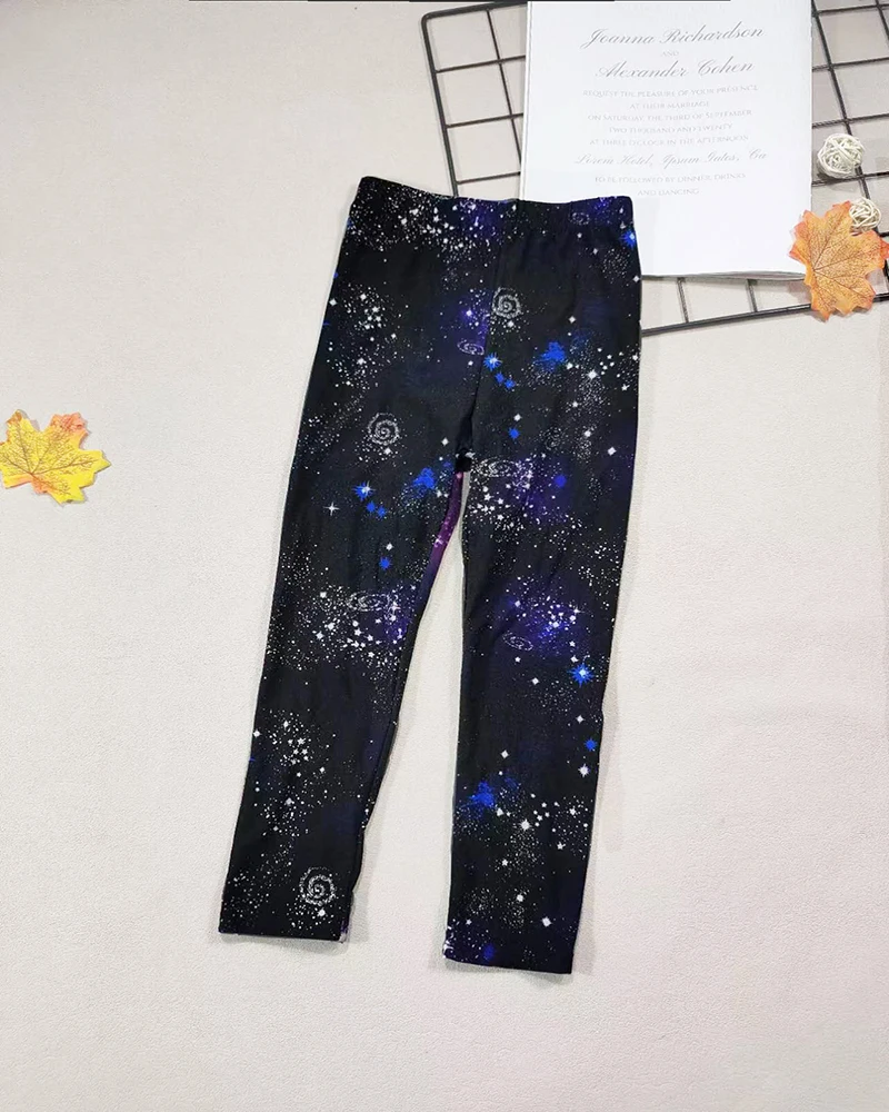 Mädchen Leggings Mode Cartoon Enge Hosen Frühling und Herbst Baby Mädchen Slim Fit Blumen Leggings Sommer Kinder Hosen – Detail 39