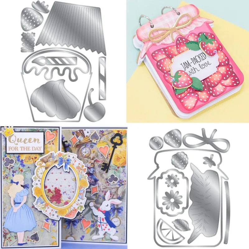 Tales of Wonderland Ditsy Floral Craft Metal Cutting Dies Mold Strips Sheet Scrapbook Paper Craft Knife Mold Blade Punch Stencil