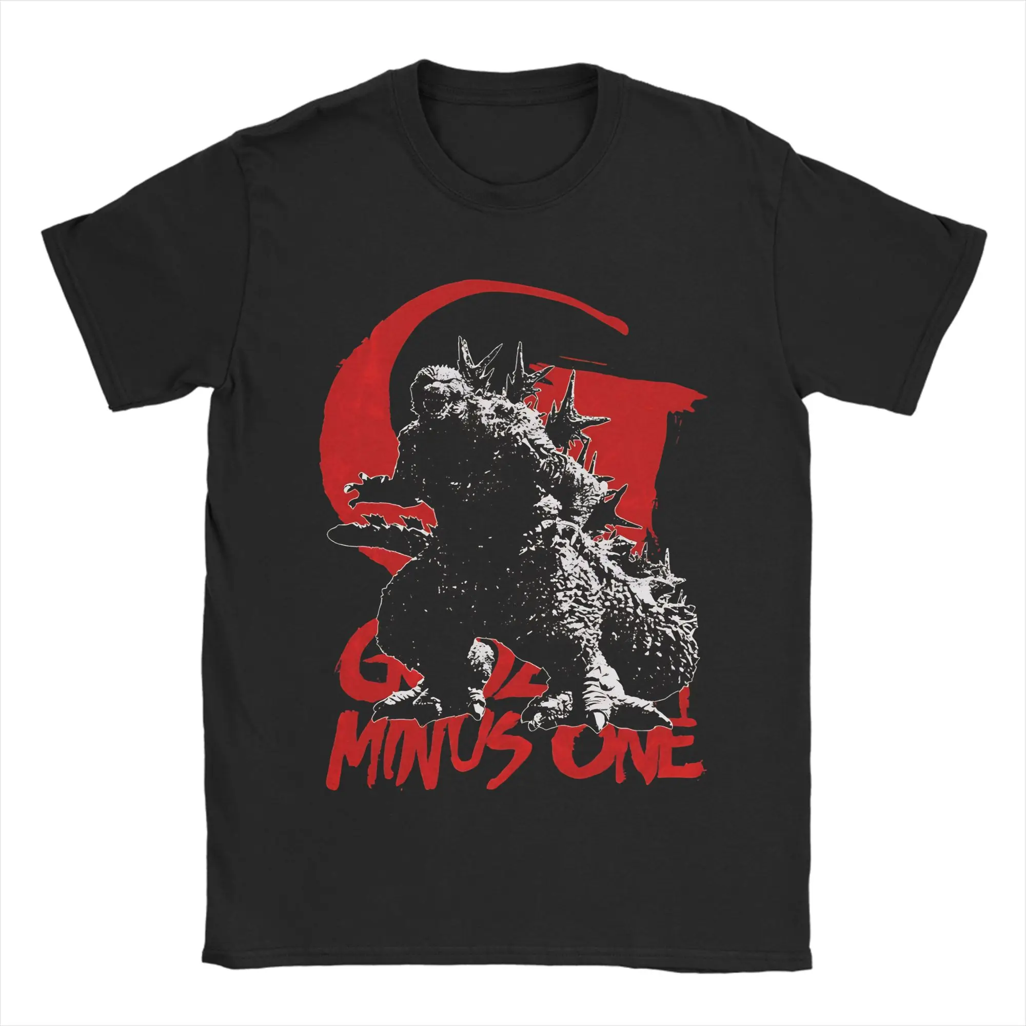 Mens T Shirt Godzilla Minus One T Shirts Trendy Cool  Summer Tee Shirt Funny Print Cotton Clothes Birthday Gift
