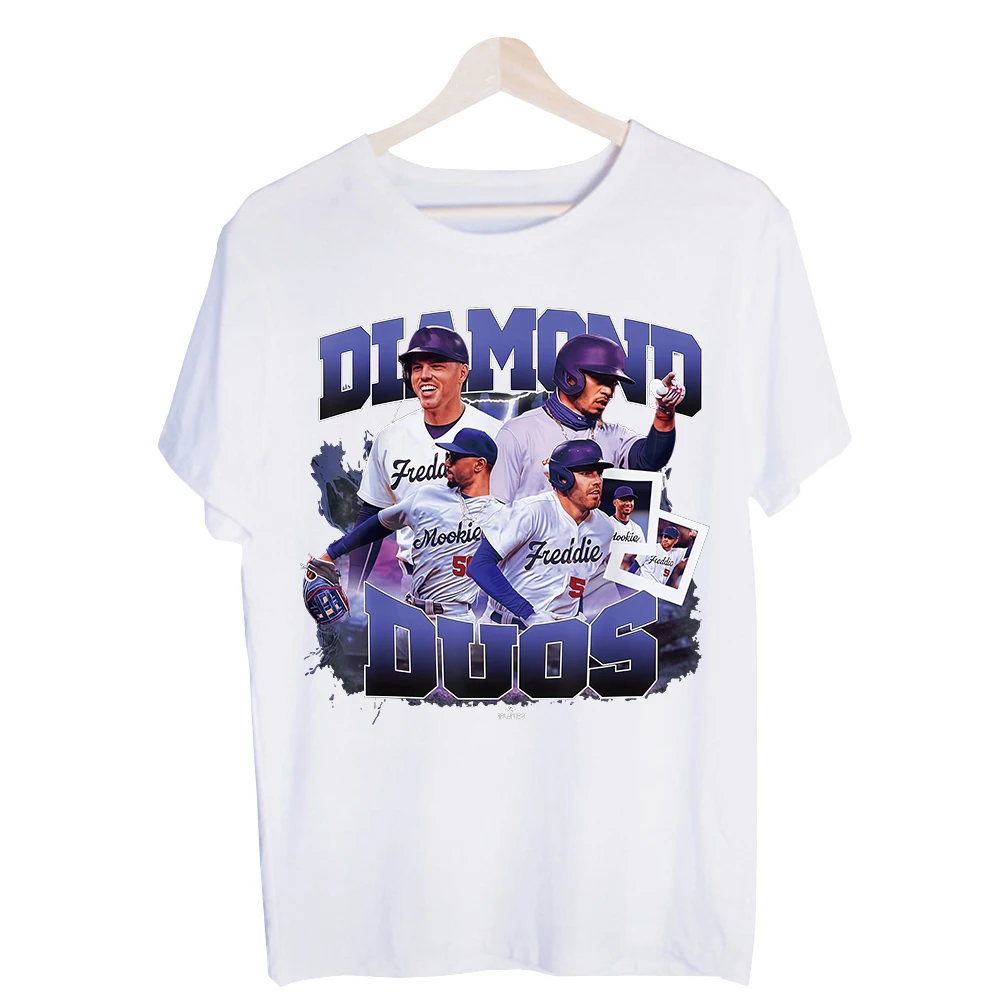 Men's Baseball Player Collage Graphic Tee, Short Sleeve Crew Neck T-Shirt for Casual Sports Style and Daily Wear