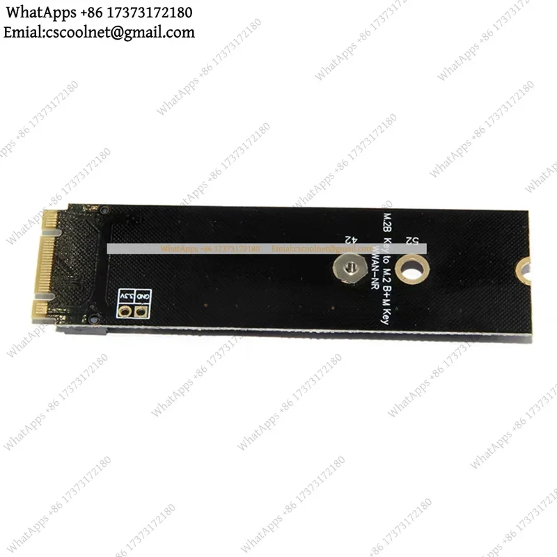 JS01 M.2 B-Key to M-Key NVMe Adapter Card for 3G 4G 5G LTE Module with SIM Card Slot Universal