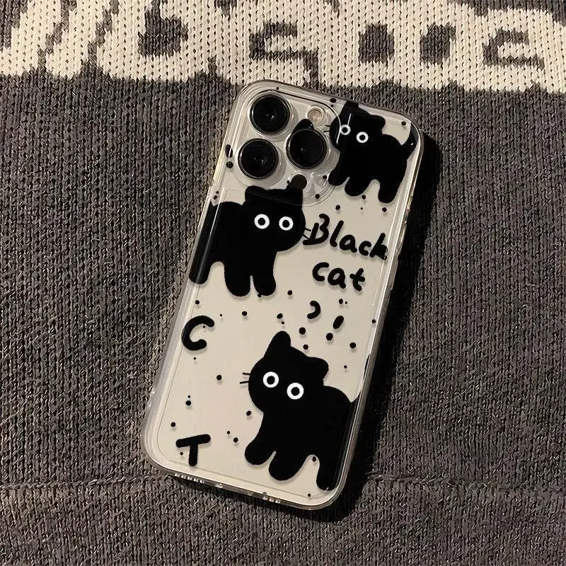 Cartoon Cute Cat Case for Samusng Galaxy S25 Ultra 5G S24 S22 S23 Plus Ultra S20 S21 FE A16 A54 A55 A35 A34 A53 A14 A32 Cover