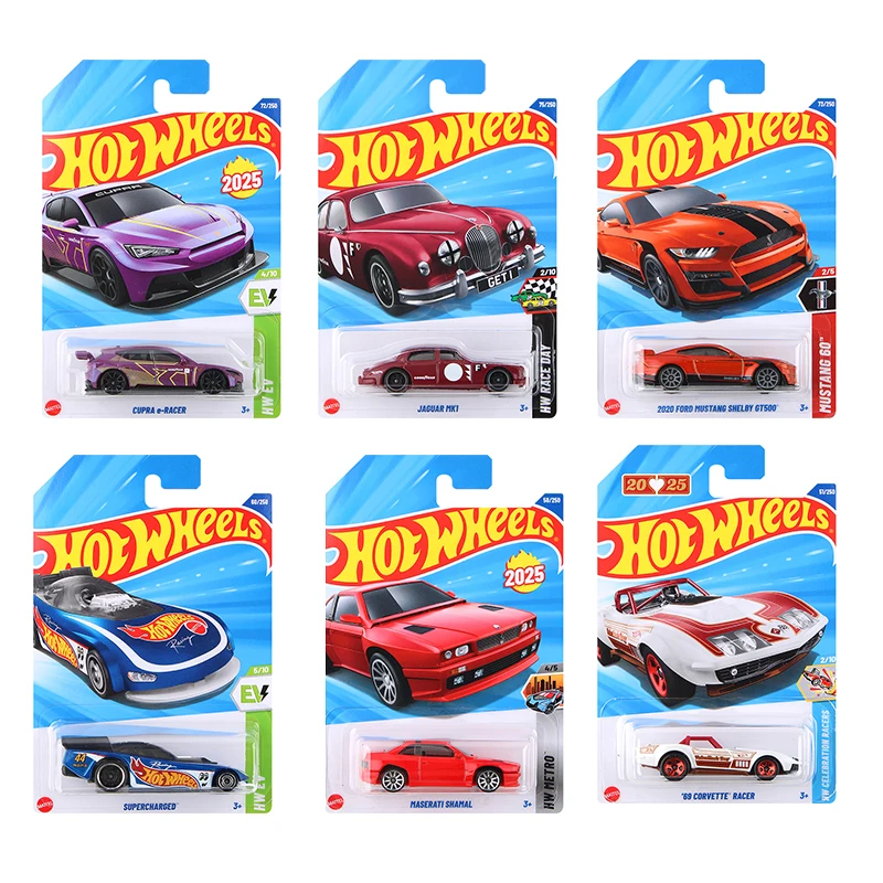 2025 C CASE Hot Wheels Cars 911 GT3  2020 FORD MUSTANG SHELBY GT500 1/64 Metal Die-cast Model Collection Toy Vehicles