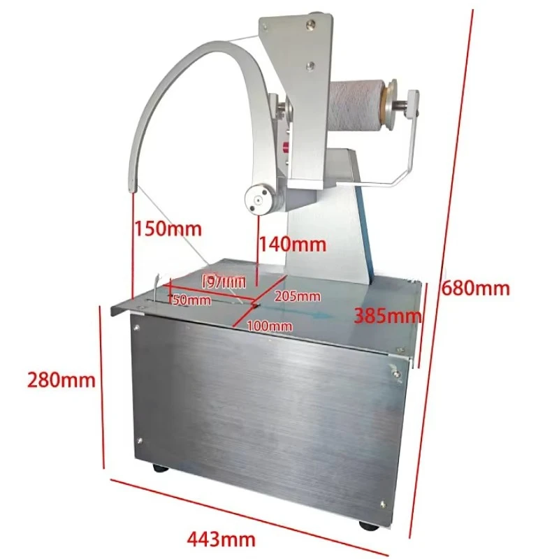 الصناعية المحمولة التلقائي أسلاك الفولاذ الخضار زهرة ملزمة آلة ربط الحبل #4